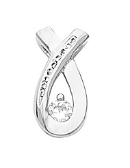 Platinum Diamond Pendant - 0.195 Ct. -- LIFETIME WARRANTY