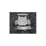 Arizona Wildcats Solid Sterling Silver Wildcat Ring Size 6 3/4