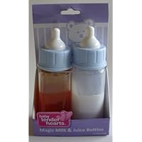 Baby Tender Hearts - Magic Milk and Juice Bottles - Blue Set