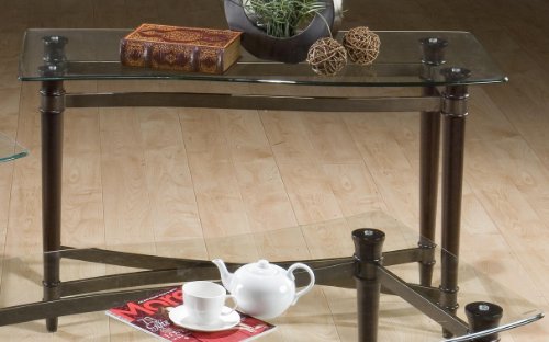 Brandy Brown/ Boris Bronze Sofa Table