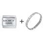 Ask Me If I Care Italian Charm Bracelet