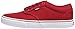 Vans Men's Low-Top Sneakers, Canvas Red White, 10.5