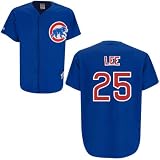 Youth Chicago Cubs #25 Derrek Lee Alternate Replica Jersey - S 8
