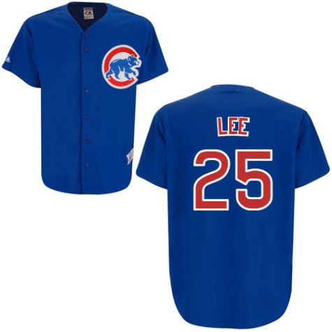 Youth Chicago Cubs #25 Derrek Lee Alternate Replica Jersey - XL 18-20