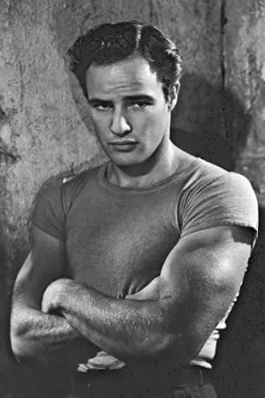 Legendary Classic Movie Actor Marlon Brando Custom Photo Poster Prints Size 20 X 30 Inch Wall Sticker For Wall Decor 50*75 cm