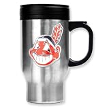 Cleveland Indians 16oz Stainless Steel Travel Mug