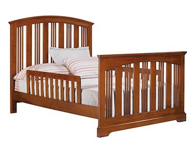 genAmerica Built To Grow™ Double Transition Bed Classic Cherry