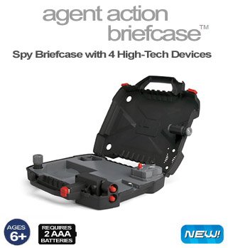 Wild Planet Spy Gear Agent Action Briefcase