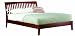 Modus Furniture Newport King Platform Bed Cordovan