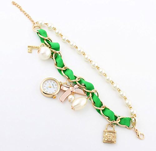 Coo Watches®Diamond Bracelet Watches for Lady (green)