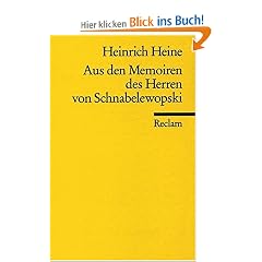 Aus den Memoiren des Herren von Schnabelewopski