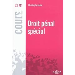 Droit p�nal sp�cial