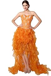 Cocktail Organza Beaded Prom Dress 