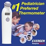 Exergen Temporal Artery Thermometer with Silver Ion Antimicrobial Head