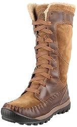 Timberland MT HOLLY LTHR LACE DR BRN 18644, Damen Stiefel, Braun (Dark Brown), EU 39 (US 8)