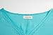 HIMONE Women's Solid Oversized Beach Cover Up Blue OS