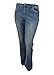 Alfa Global Junior's Regular to Plus Size Stretch Denim Washed Boot-Cut Pants
