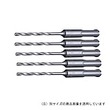 ミヤナガ デルタゴンビットSDS ネジタイプ 4.5X116MM 5PCS DLSDS45JP5
