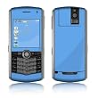 Solid State Blue Design VERTICAL CAMERA Original Pearl 8110/ Pearl 8100 Cell Phone Protective Skin Decal Sticker
