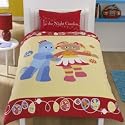 Night Garden Panel Cot Bed Duvet Cover Junior Bedding Cotbed