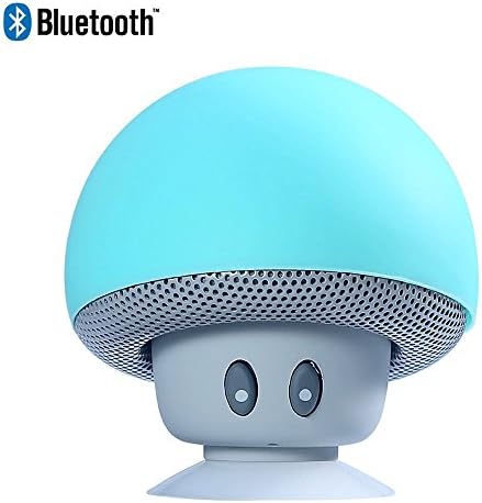 WAYMAY Mini Mushroom Portable Wireless Bluetooth V3.0 Wireless Stereo Speaker Hands Free Speakerphone with Built-in Mic For iPhone/iPad/Laptop/Android cellphone