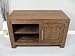 Dark Solid Oak - TV Stand Hifi Unit 007 Image