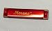 Merano HA16 Key of C 16 Hole Harmonica - Red