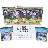 Mountain House Just In Case... A Complete 7 Day Kit Contains 3 Full Meals Per Day