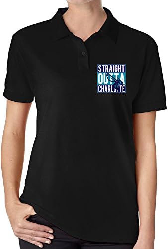 XHAXL Women's Straight Outta Charlotte Logo Polo Shirt