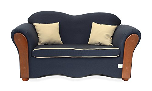 Keet homey vip organic kid s sofa, navy blue