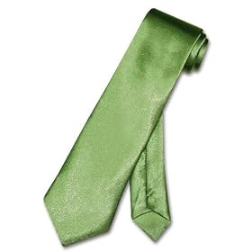 BOY'S NeckTie Solid DARK LIME GREEN Color Youth Neck Tie