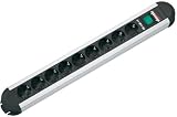 Bachmann 330.073 Primo Tischsteckdosenleiste 12x Schuko mit Schalter
