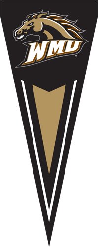 Western Michigan Broncos - Yard/Wall Pennent