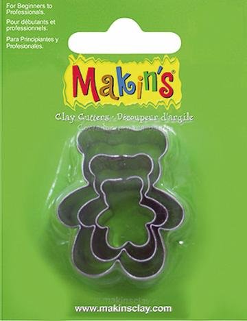 Set of 3 Teddy Bear Cutters (2-4cm)