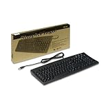 Arabic and English Black Wired USB Computer Keyboard Standard SimplyPlugo Brand