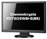 MITSUBISHI ���C�h�t���f�B�X�v���C Diamondcrysta WIDE RDT203WM-S (BK) �u���b�N