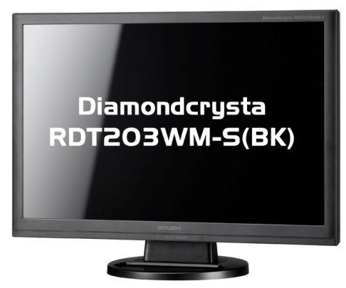 MITSUBISHI ���C�h�t���f�B�X�v���C Diamondcrysta WIDE RDT203WM-S (BK) �u���b�N