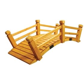 Outdoor Decor & More 5' Wood bridge