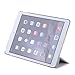 iPad Air 2 Case,THZY iPad Air 2 Smart Cover+Transparent Back Cover Apple iPad Air 2 (iPad 6) 2014 Model Ultra Slim Lightweight Stand with Smart Cover Auto Wake/Sleep (Silver Grey)