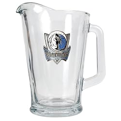 Dallas Mavericks 60oz Glass Pitcher - Primary Logo NBA Basketball