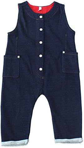 Piknikki Jini Little Boy's Overalls 100% Cotton Jean 3T