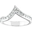 14K White Gold Diamond Wedding/Anniversary Band - 0.50 Ct.