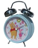 Disney Winnie the Pooh Metal Twin Bell Alarm Clock