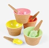 Plastic Ice Cream Dishes (1 dz)
