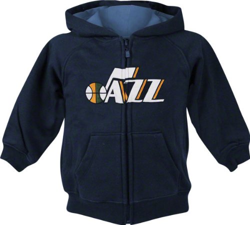 Utah Jazz Youth Full-Zip Hooded Sweatshirt