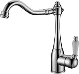 Kitchen Mixer Tap. Single Lever With Swivel Spout (253101)