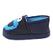 Sesame Street Cookie Monster Kids Aline Slippers (7-8 M US Toddler, Cookie Navy)