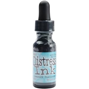 Ranger Tim Holtz Distress Ink Reinker, 0.5-Ounce, Peacock Feathers
