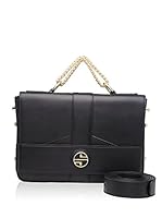 SEGOLENE Bolso asa de mano En Cuir (Negro)
