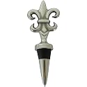 Fleur de Lis Aluminum Metal Wine Stopper